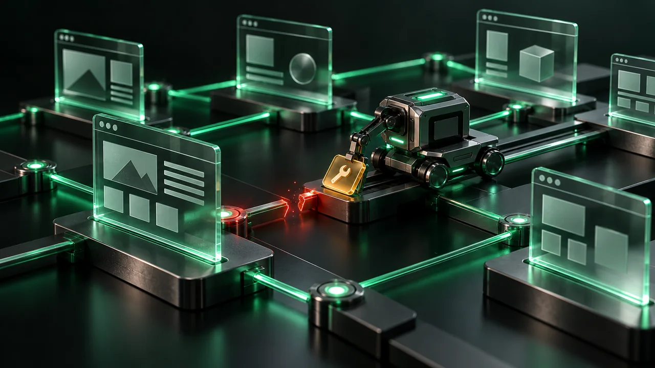 Обход структуры сайта и фиксация найденной ошибки