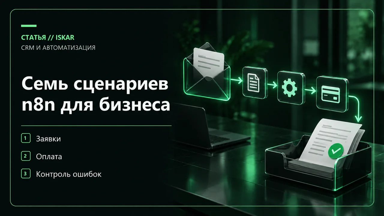 Связанные события заявки, задачи и оплаты в процессе автоматизации