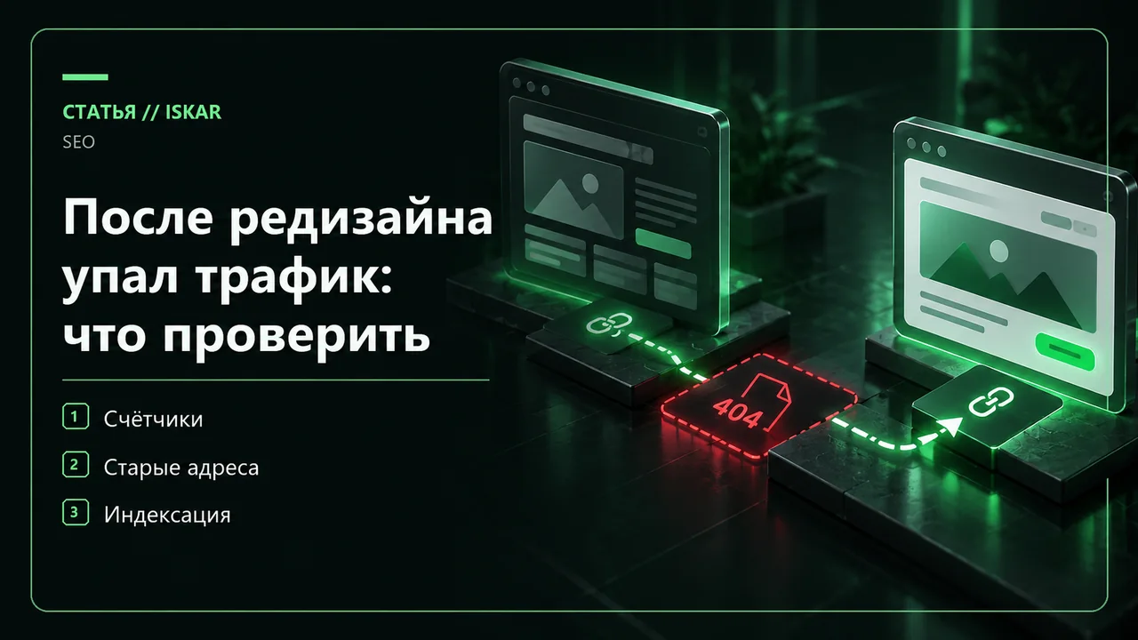 Восстановление старых входов и связей после редизайна сайта