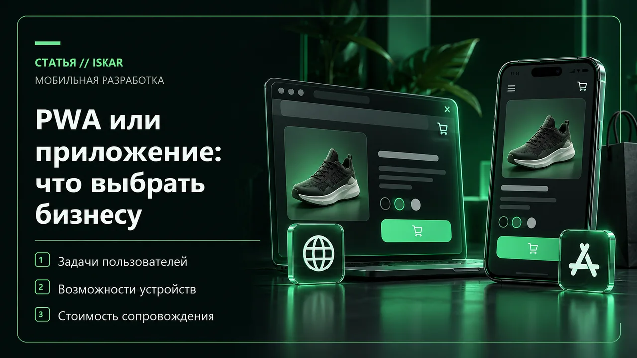 Один бизнес-сценарий в веб-приложении и мобильном клиенте