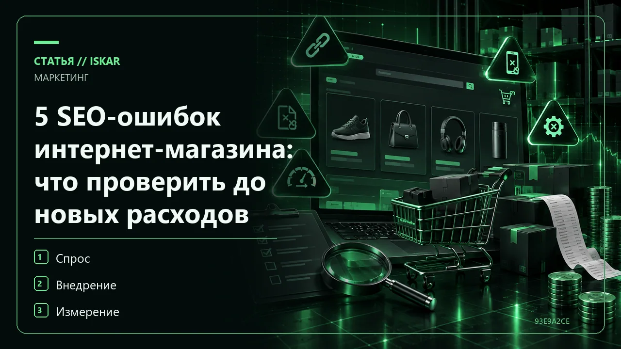 5 SEO-ошибок интернет-магазина: что проверить до новых расходов фото