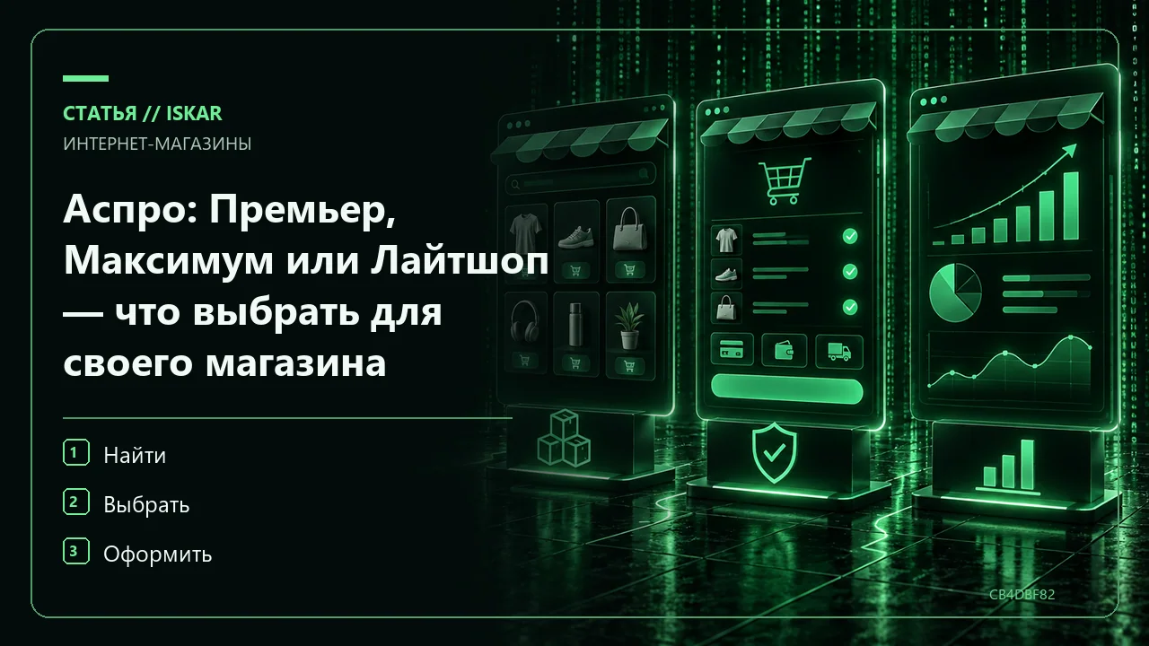 Аспро: Премьер, Максимум или Лайтшоп — что выбрать для своего магазина фото