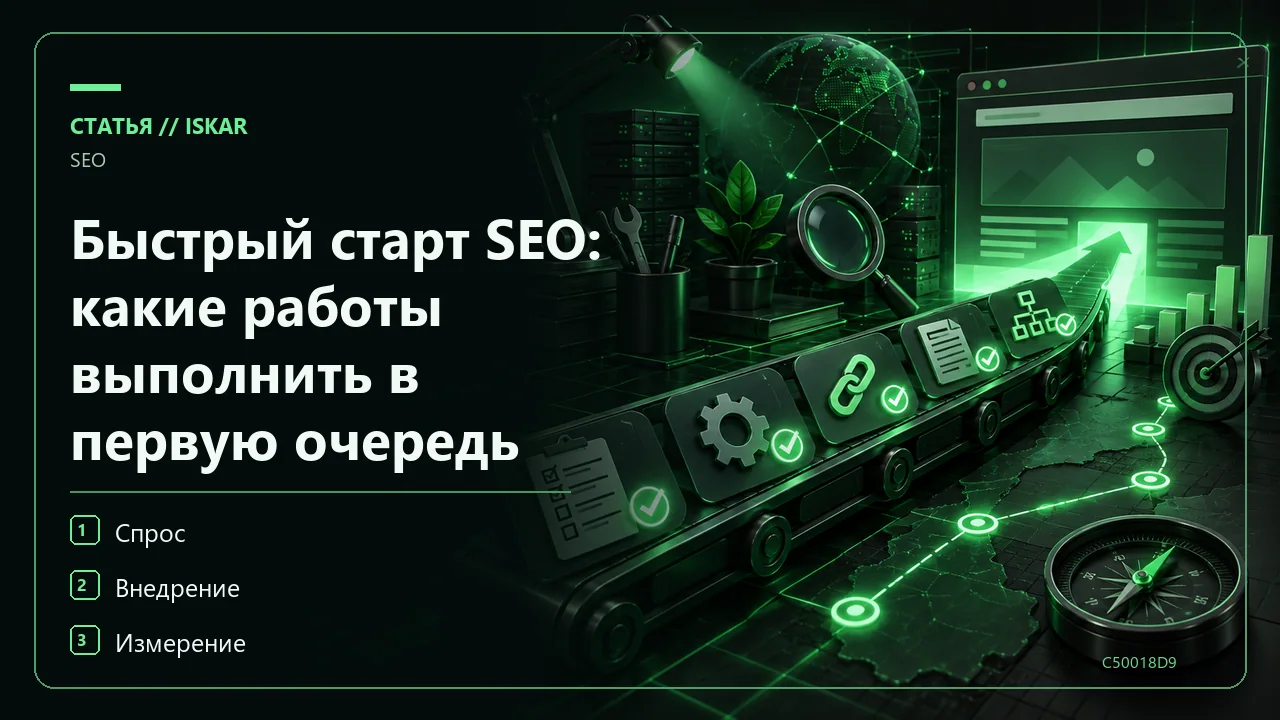Быстрый старт SEO: какие работы выполнить в первую очередь фото