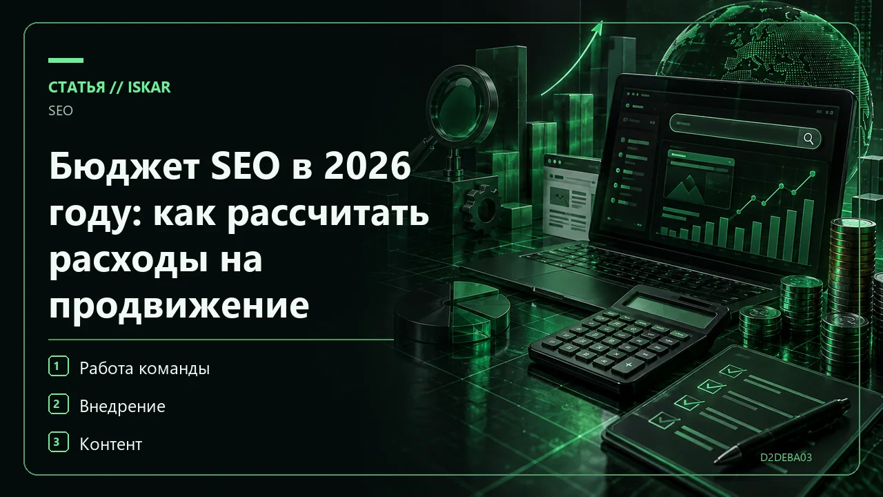 Бюджет SEO в 2026 году: как рассчитать расходы на продвижение фото