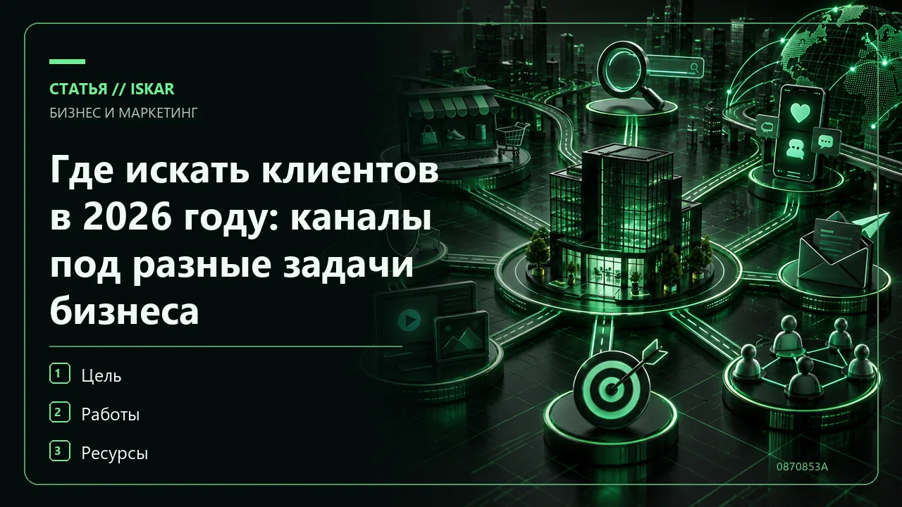 Где искать клиентов в 2026 году: каналы под разные задачи бизнеса фото