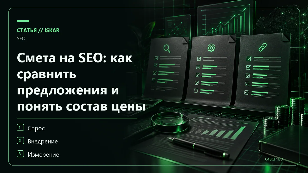 Смета на SEO: как сравнить предложения и понять состав цены фото