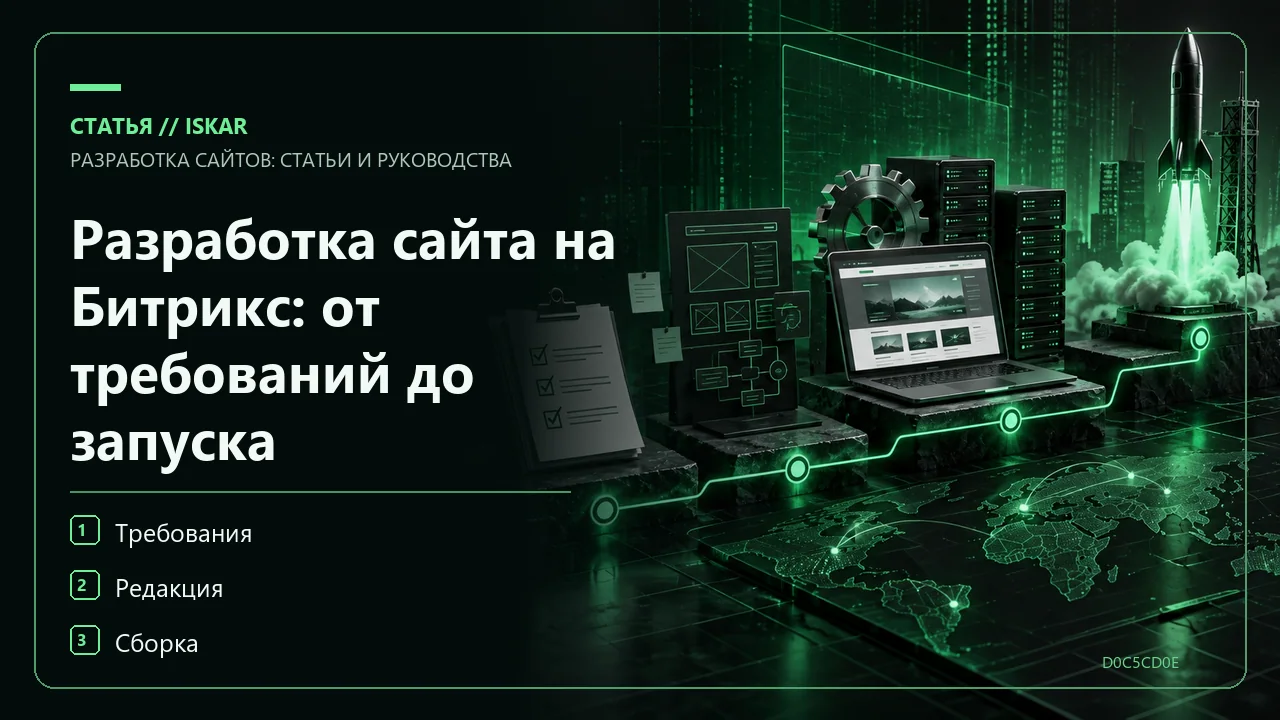 Разработка сайта на Битрикс: от требований до запуска фото Разработка сайта на Битрикс: от требований до запуска фото