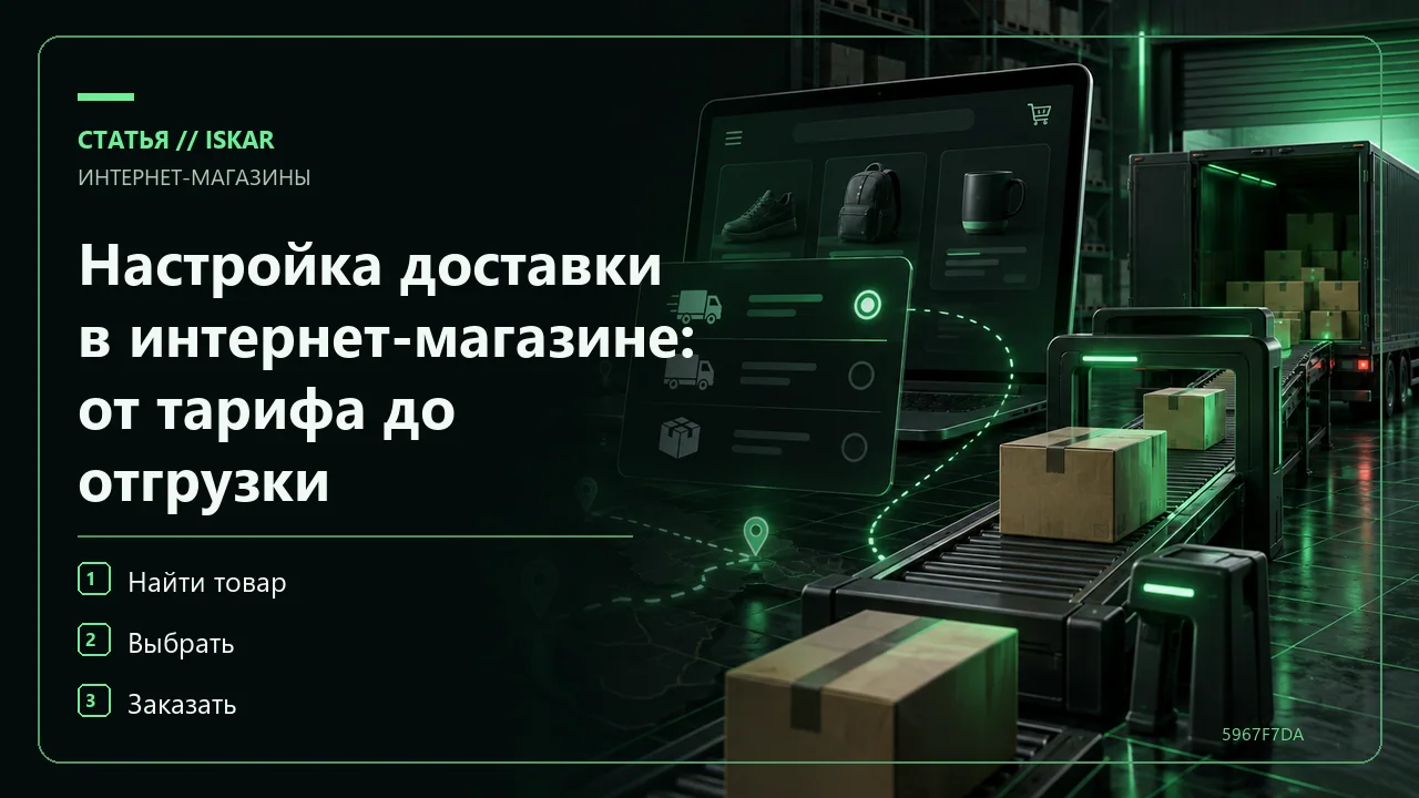Настройка доставки в интернет-магазине: от тарифа до отгрузки фото