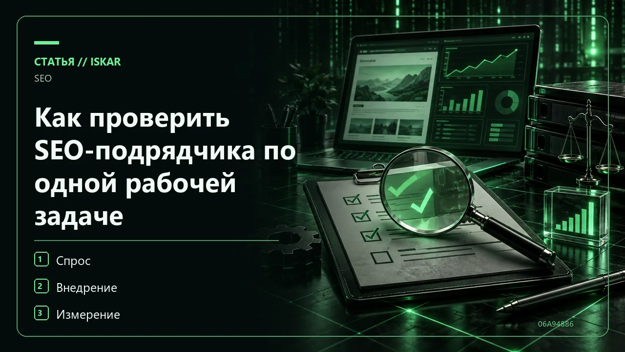 Как проверить SEO-подрядчика по одной рабочей задаче фото Как проверить SEO-подрядчика по одной рабочей задаче фото
