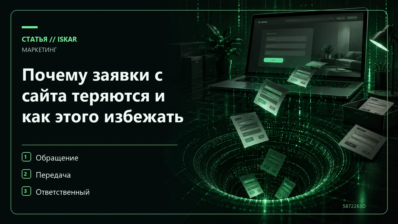 Почему заявки с сайта теряются и как этого избежать фото