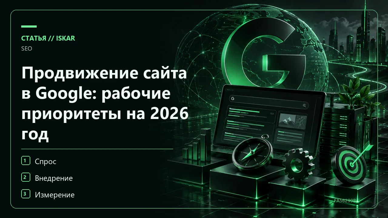 Продвижение сайта в Google: рабочие приоритеты на 2026 год фото