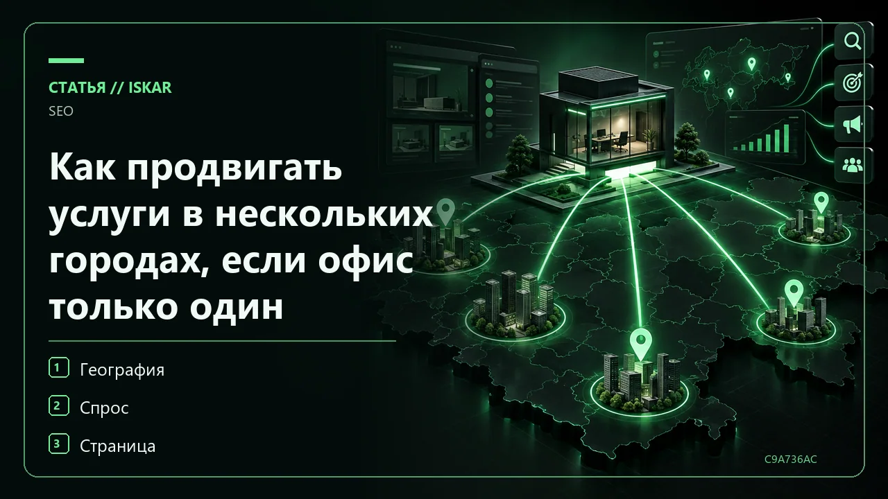 Как продвигать услуги в нескольких городах, если офис только один фото