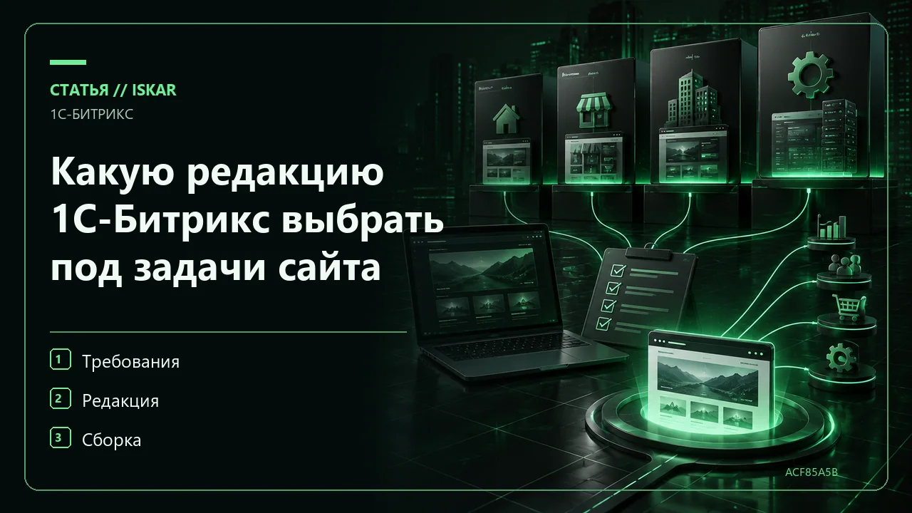 Какую редакцию 1С-Битрикс выбрать под задачи сайта фото