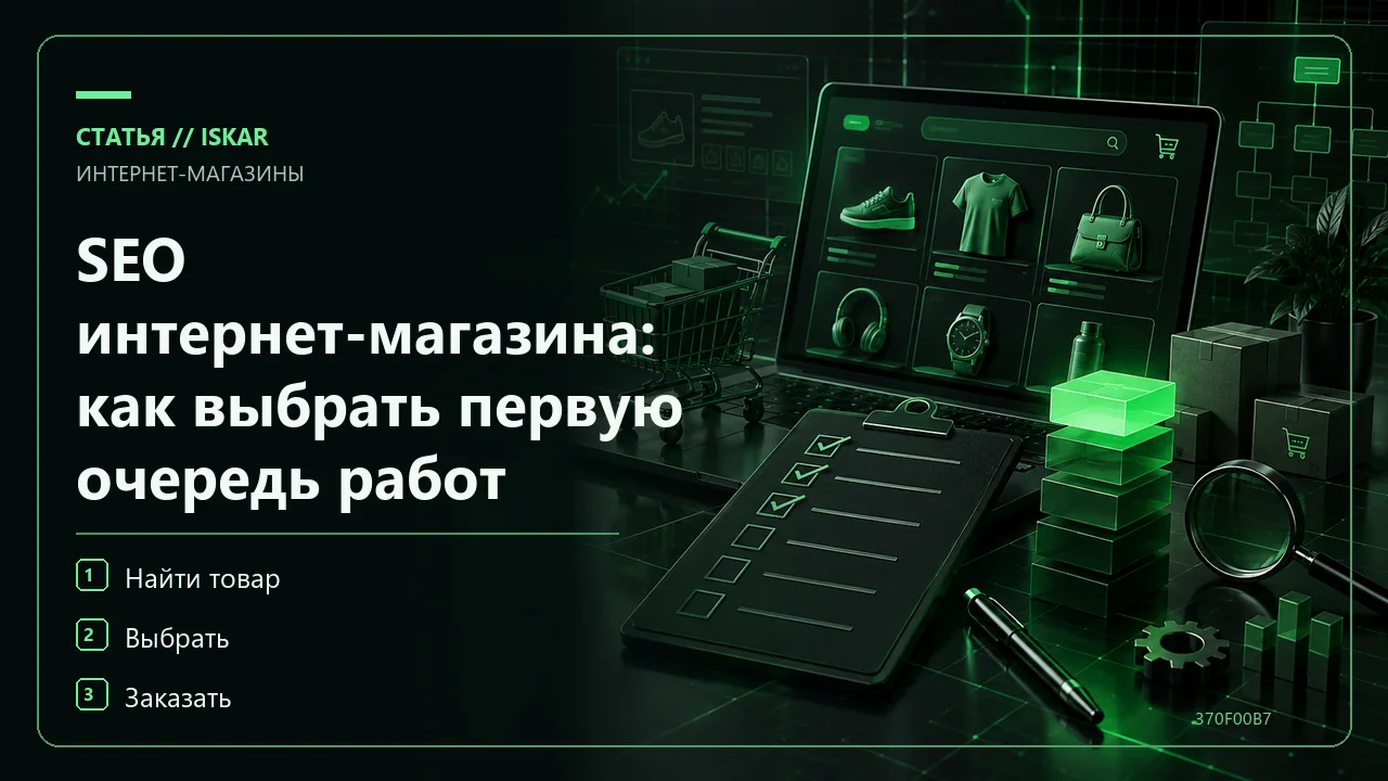 SEO интернет-магазина: как выбрать первую очередь работ фото
