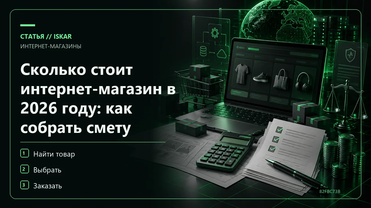 Сколько стоит интернет-магазин в 2026 году: как собрать смету фото