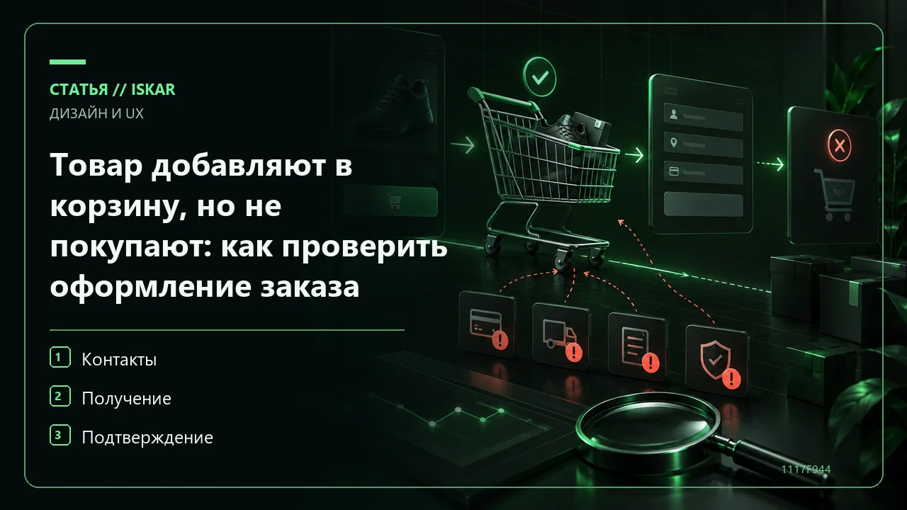 Товар добавляют в корзину, но не покупают: как проверить оформление заказа фото