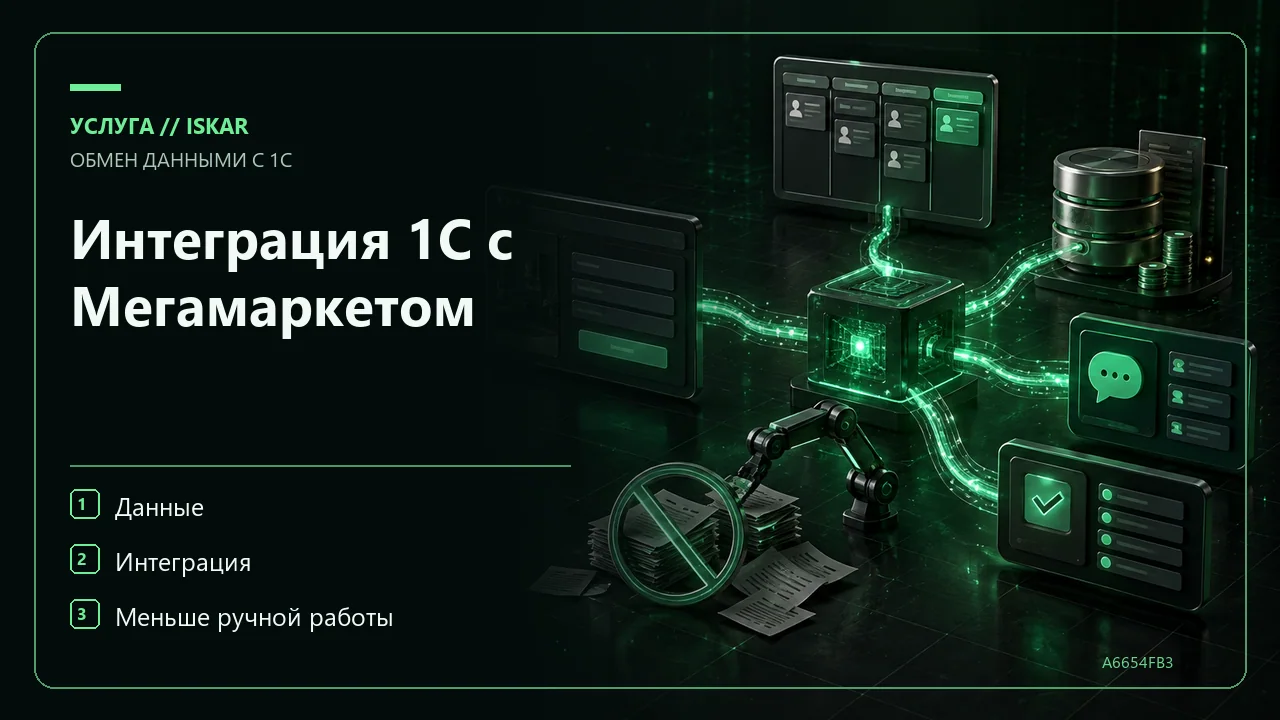 Интеграция 1С с Мегамаркетом фото