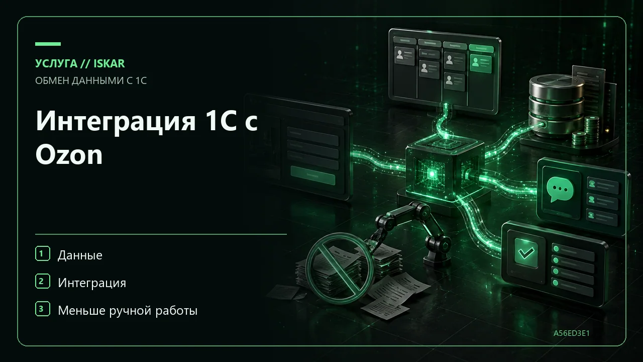Интеграция 1С с Ozon фото