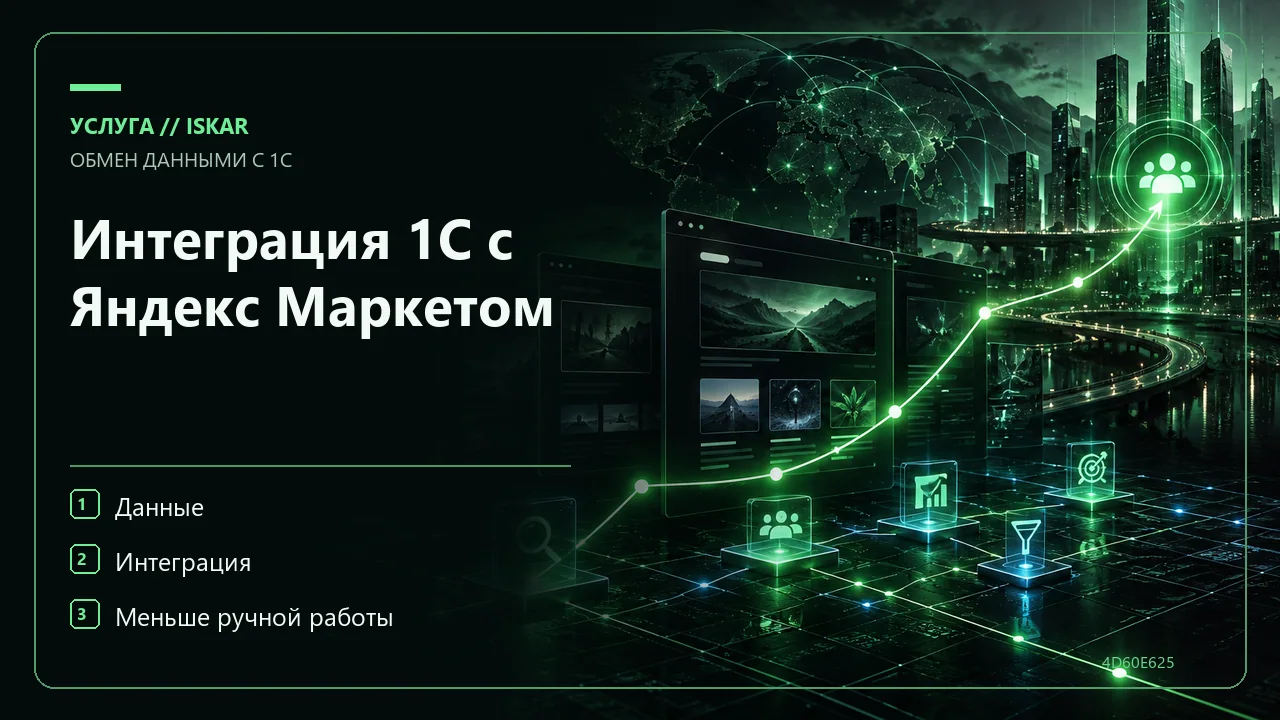 Интеграция 1С с Яндекс Маркетом фото