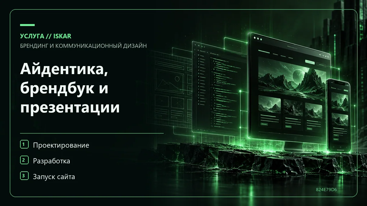 Айдентика, брендбук и презентации фото