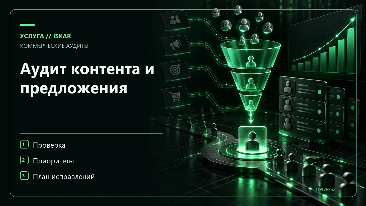 Аудит контента и предложения фото