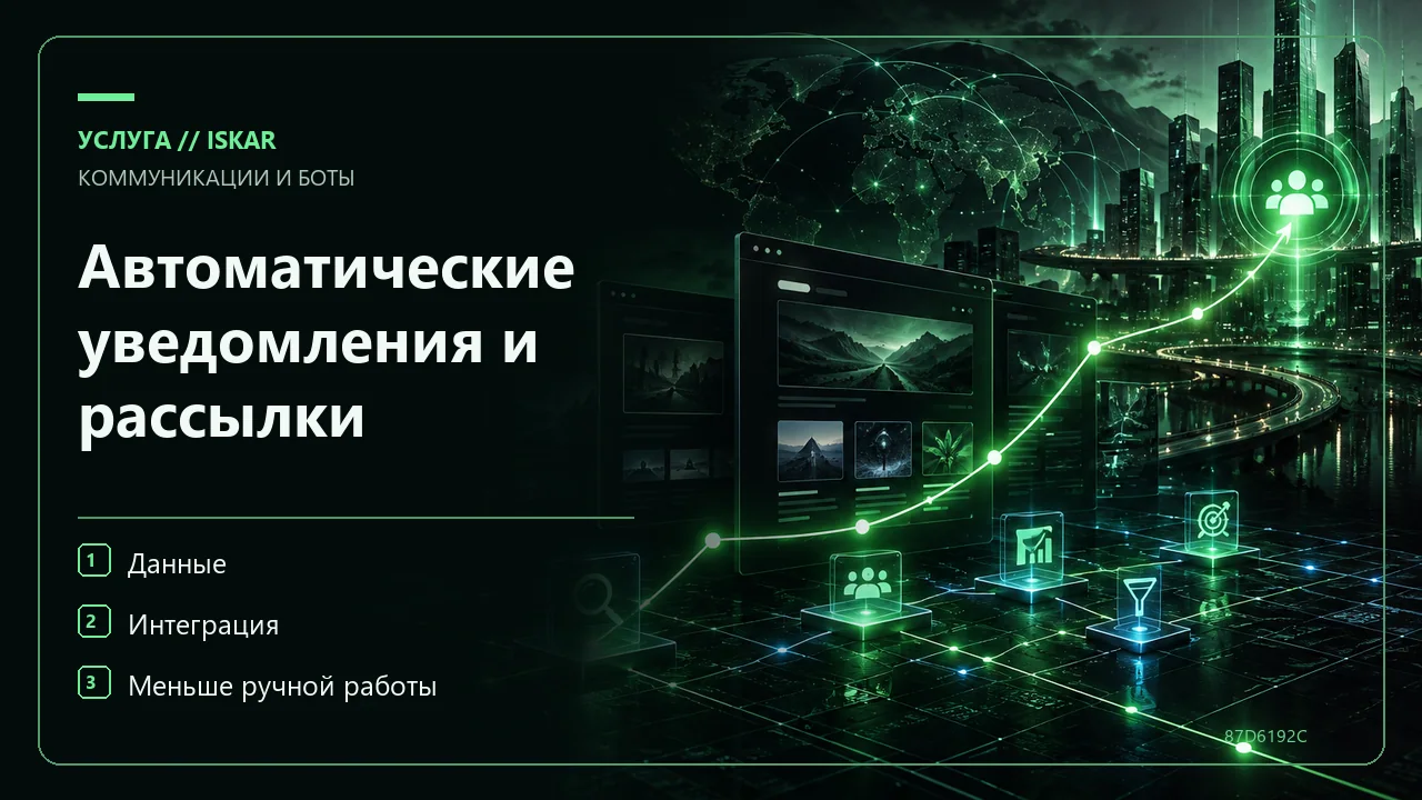 Автоматические уведомления и рассылки фото