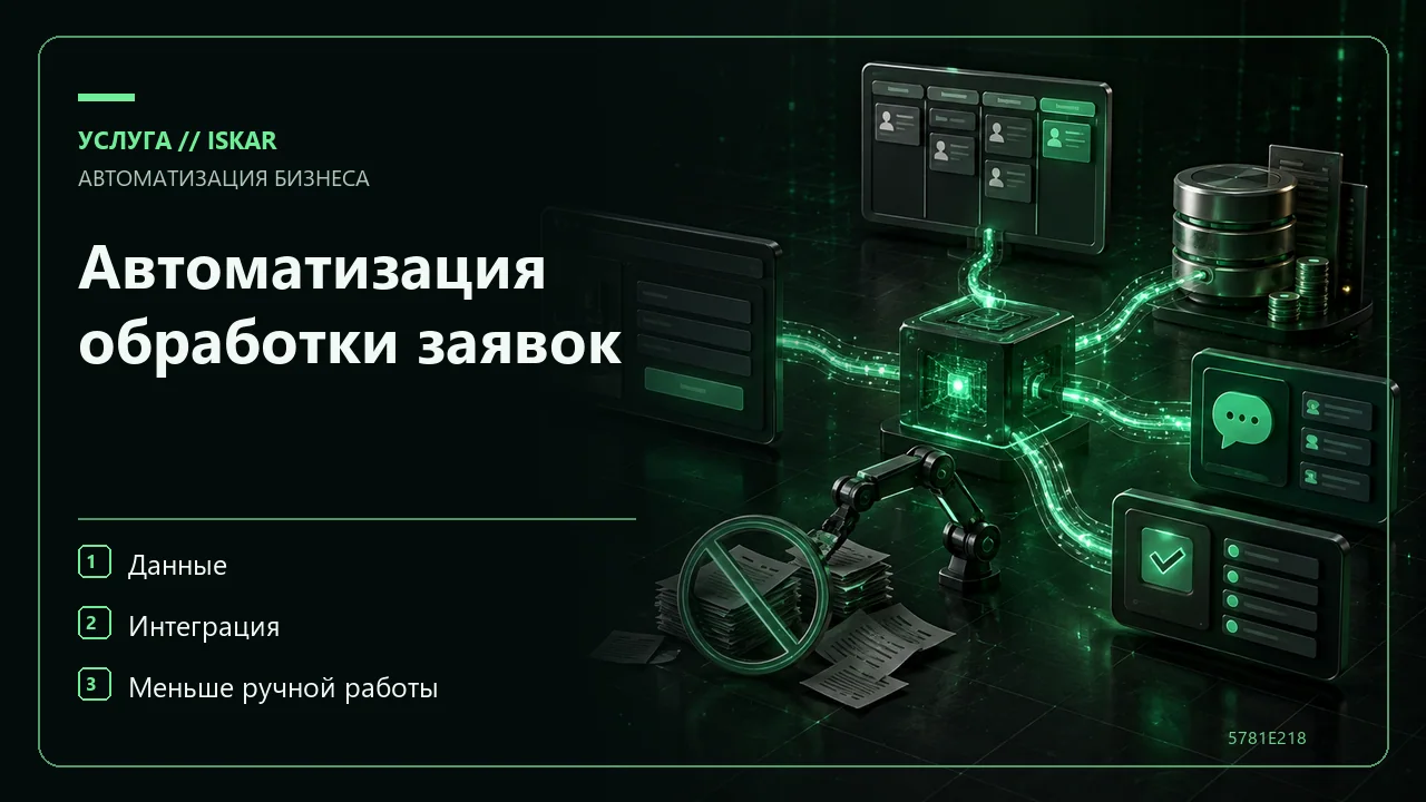 Автоматизация обработки заявок фото