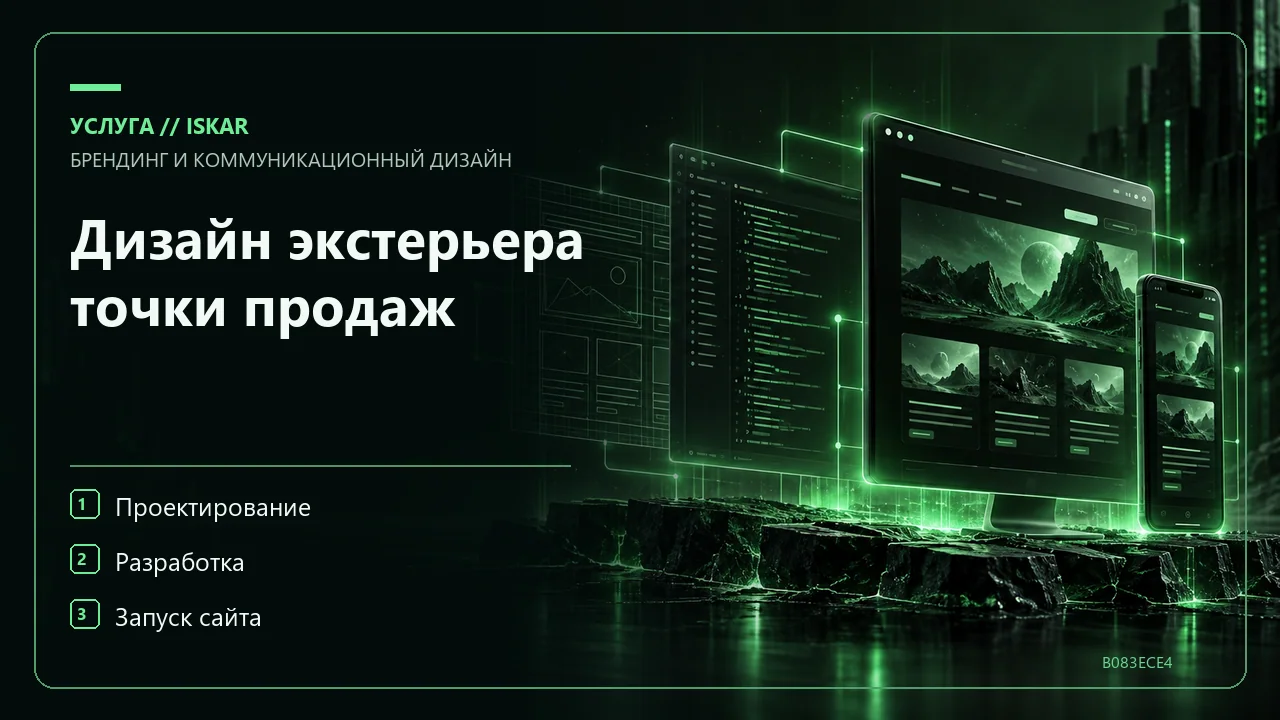 Дизайн экстерьера точки продаж фото