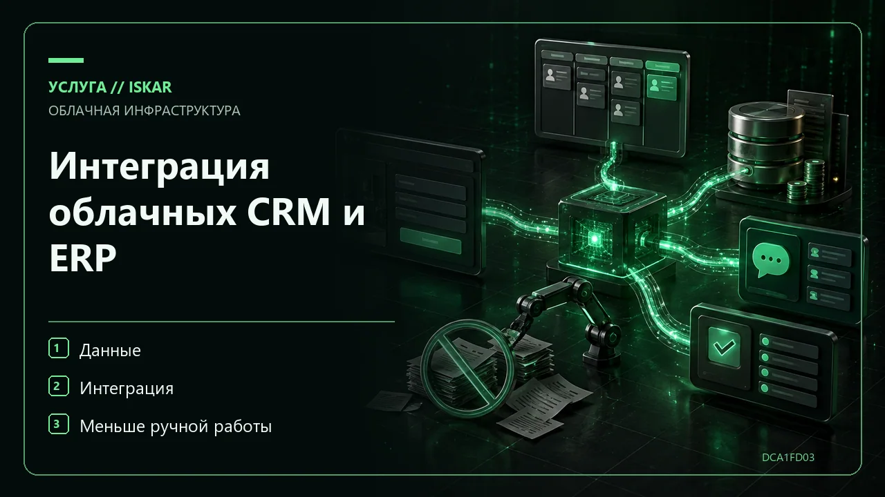 Интеграция облачных CRM и ERP фото