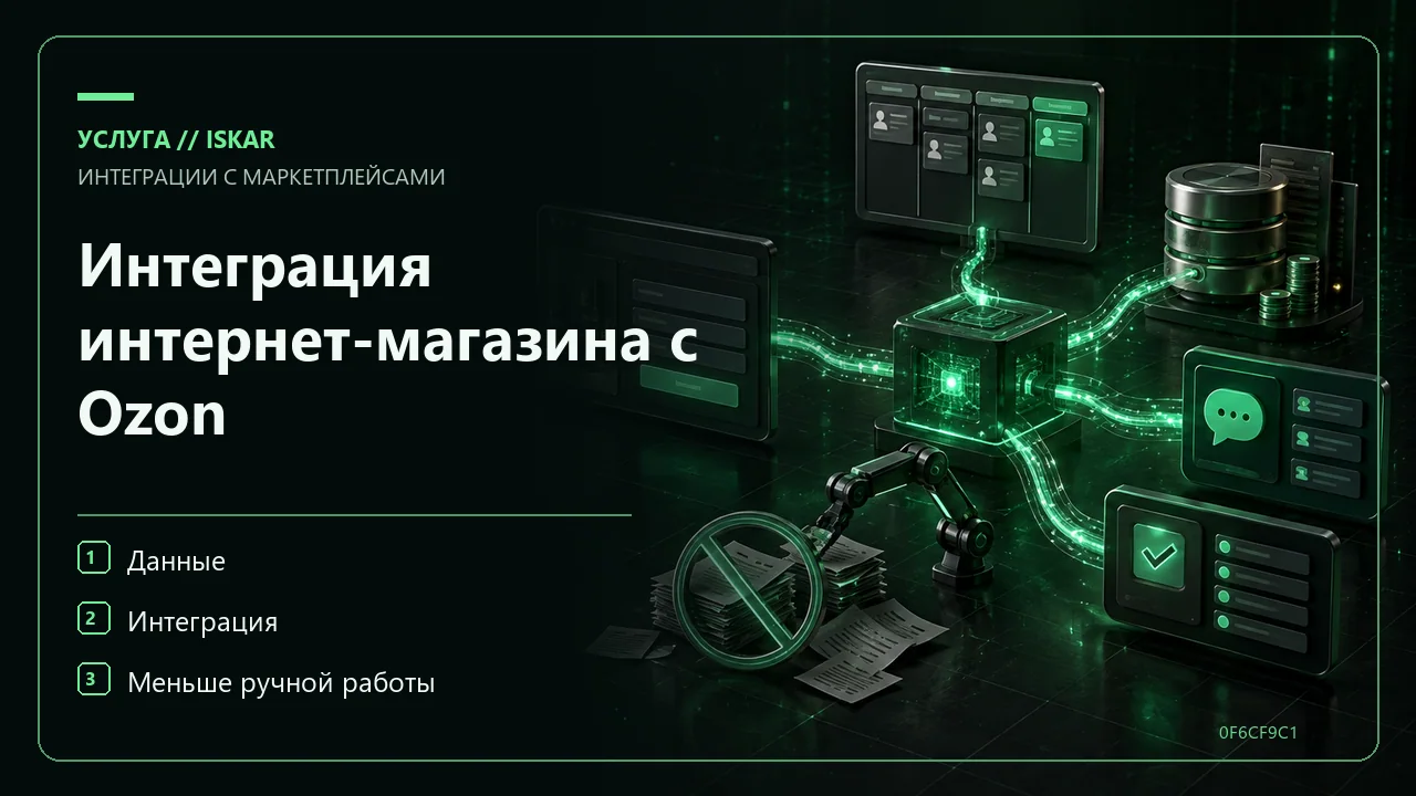 Интеграция интернет-магазина с Ozon фото