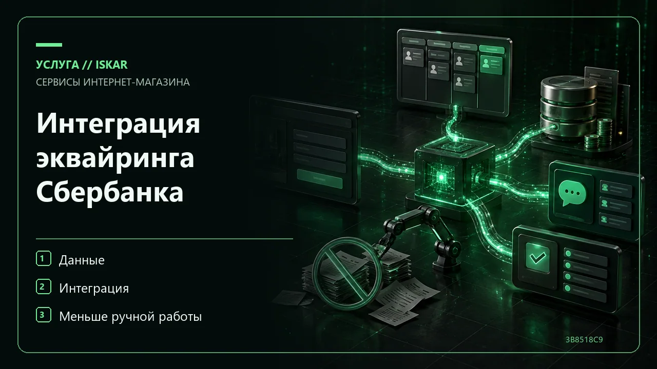 Интеграция эквайринга Сбербанка фото