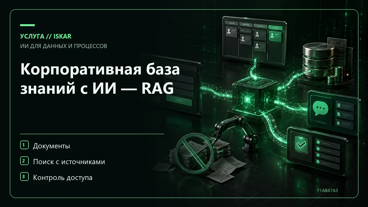 Корпоративная база знаний с ИИ — RAG в Перми фото