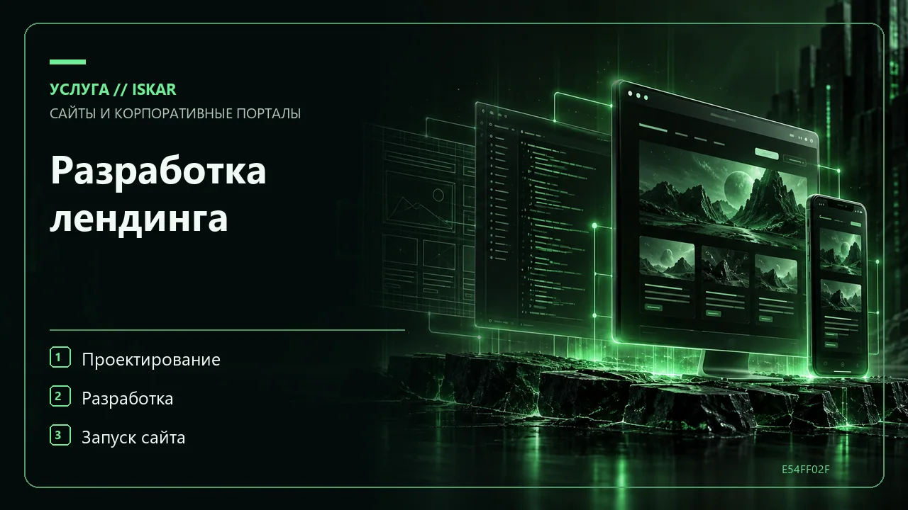 Разработка лендинга фото