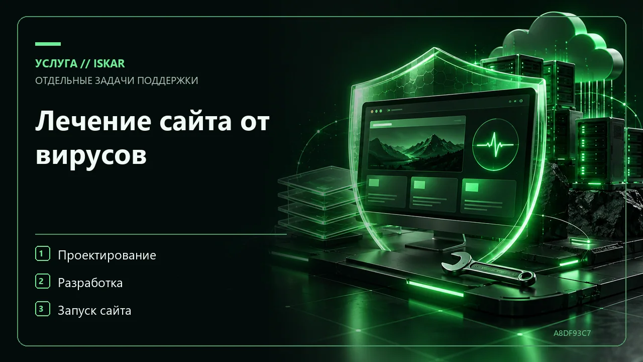 Лечение сайта от вирусов фото
