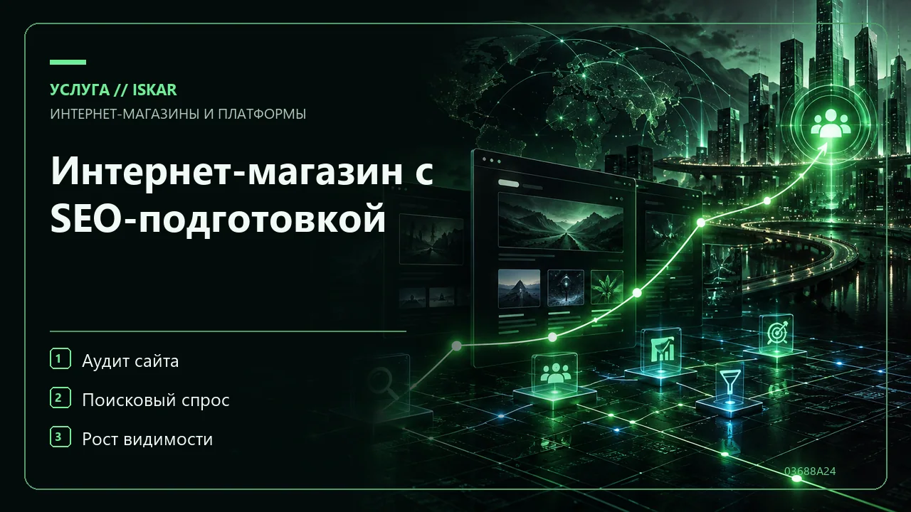 Интернет-магазин с SEO-подготовкой фото