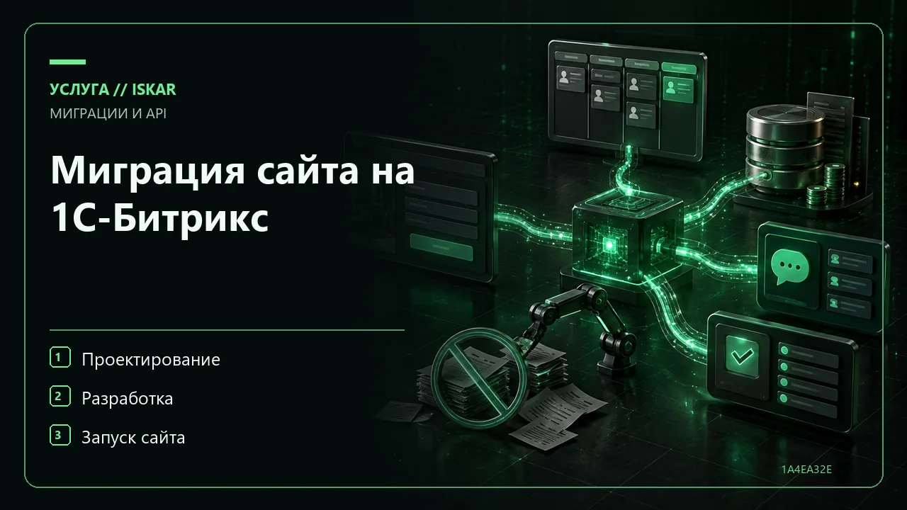 Миграция сайта на 1С-Битрикс фото