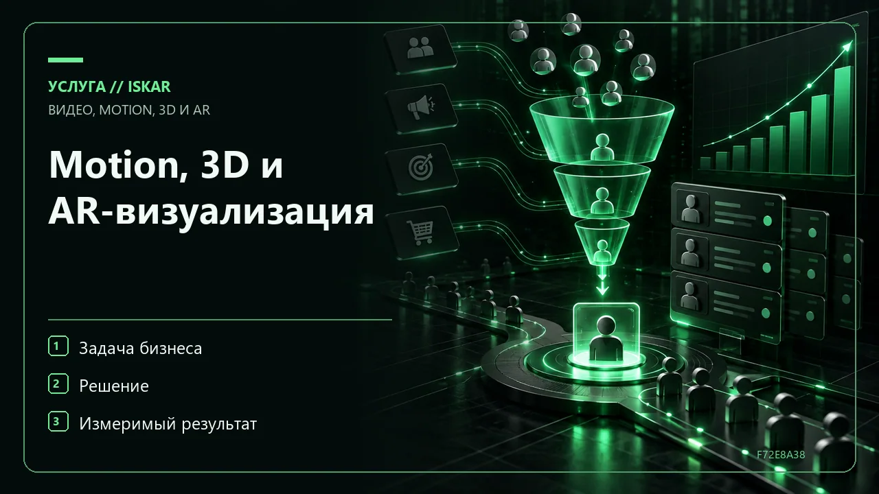 Motion, 3D и AR-визуализация фото