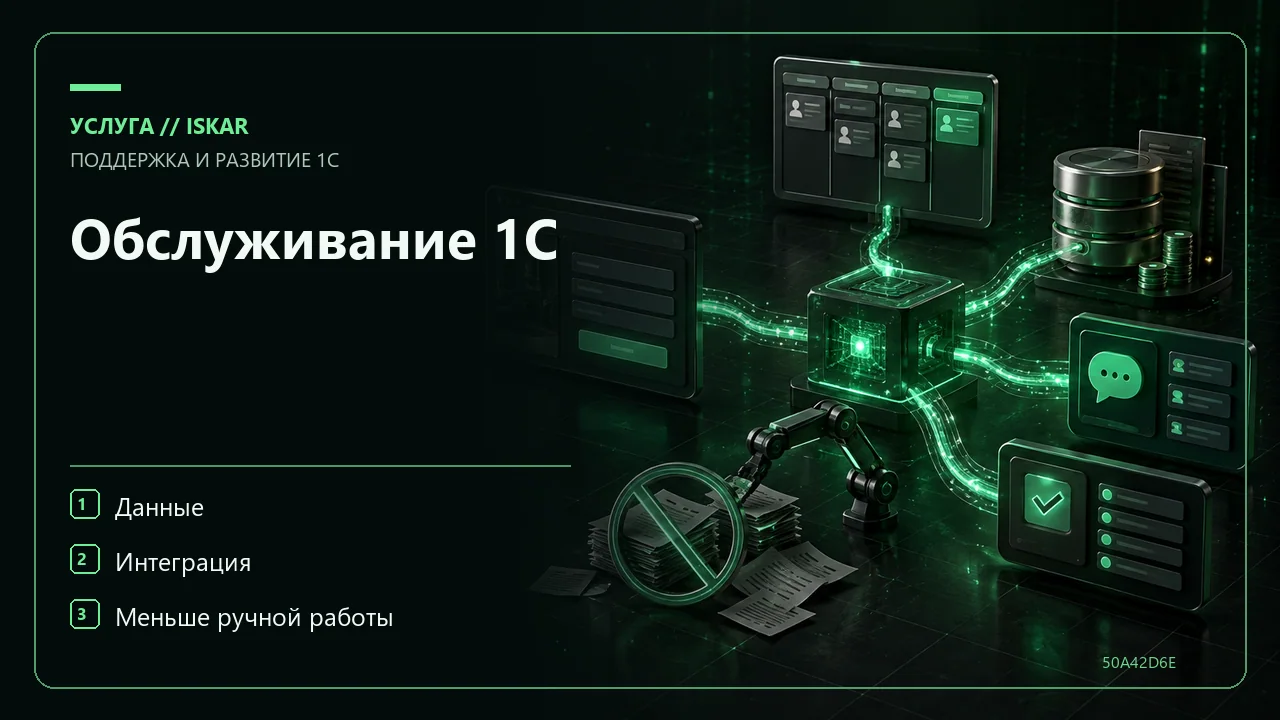 Обслуживание 1С фото