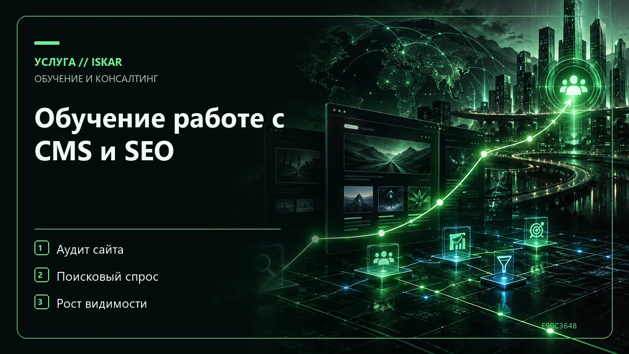 Обучение работе с CMS и SEO фото