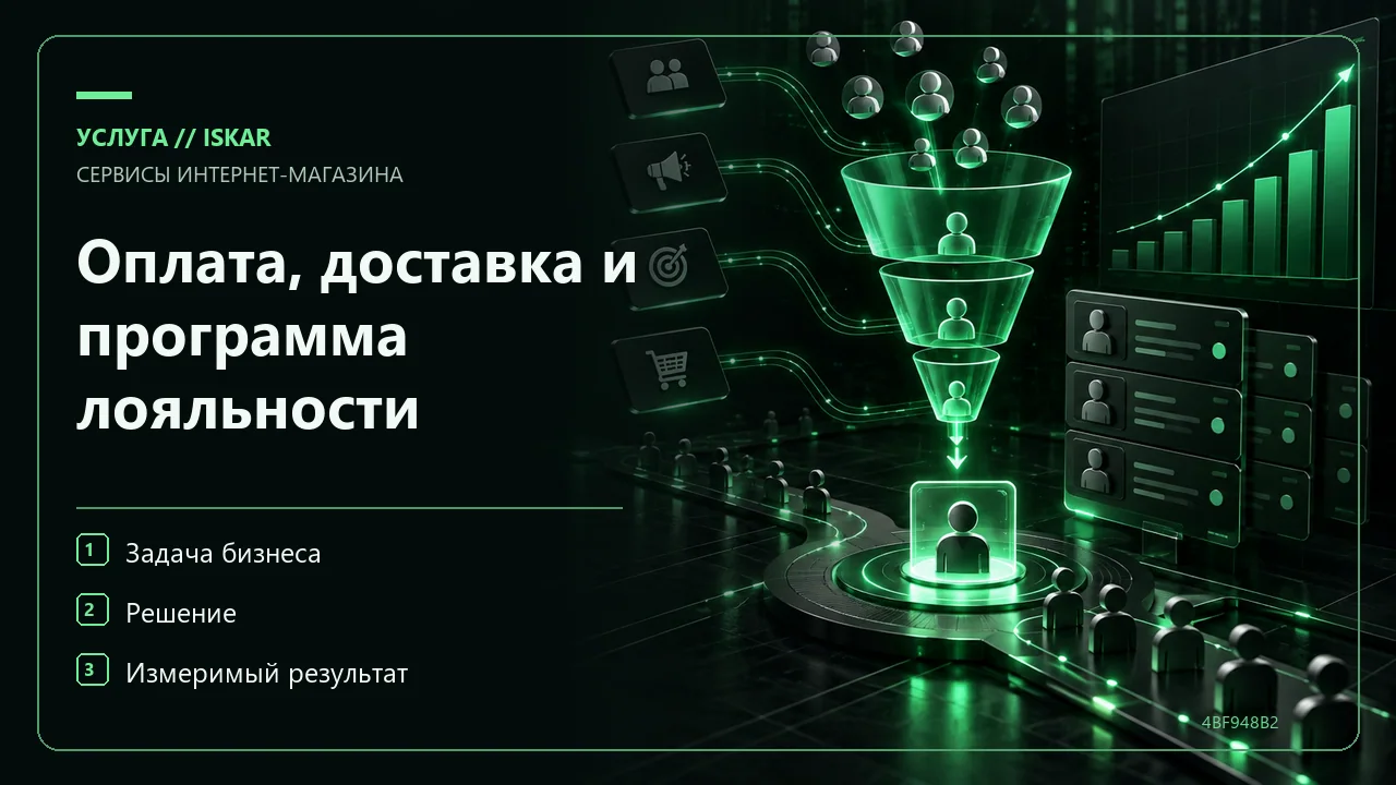 Оплата, доставка и программа лояльности фото