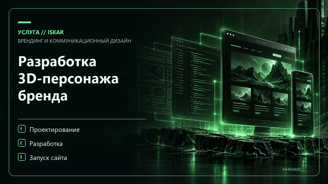 Разработка 3D-персонажа бренда фото