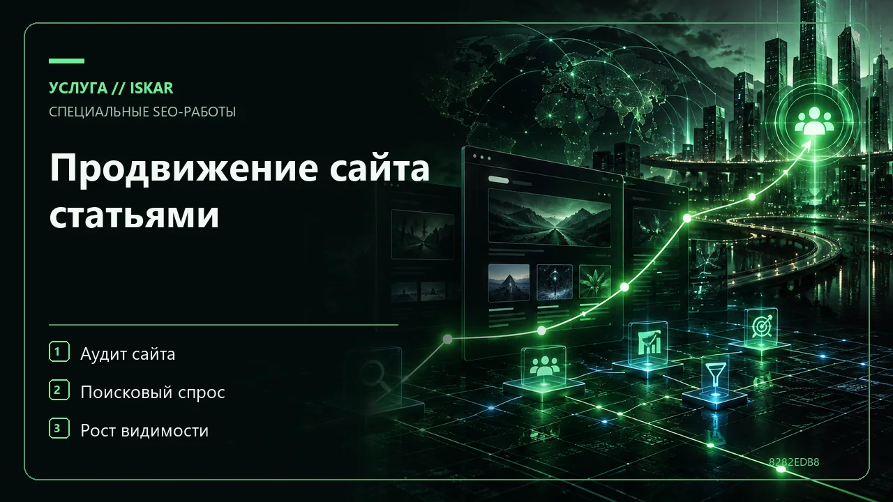 Продвижение сайта статьями фото