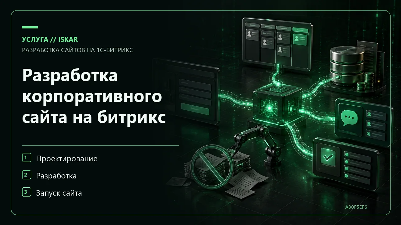 Разработка корпоративного сайта на битрикс фото