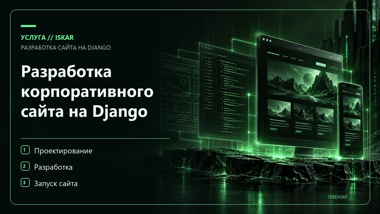 Разработка корпоративного сайта на Django фото