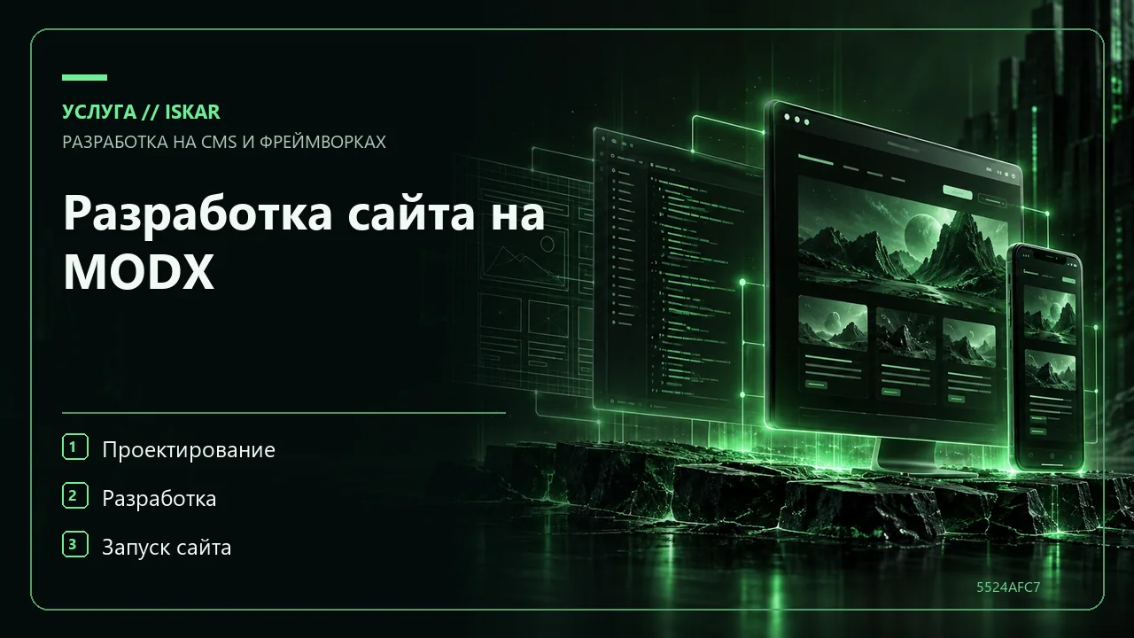 Разработка сайта на MODX фото