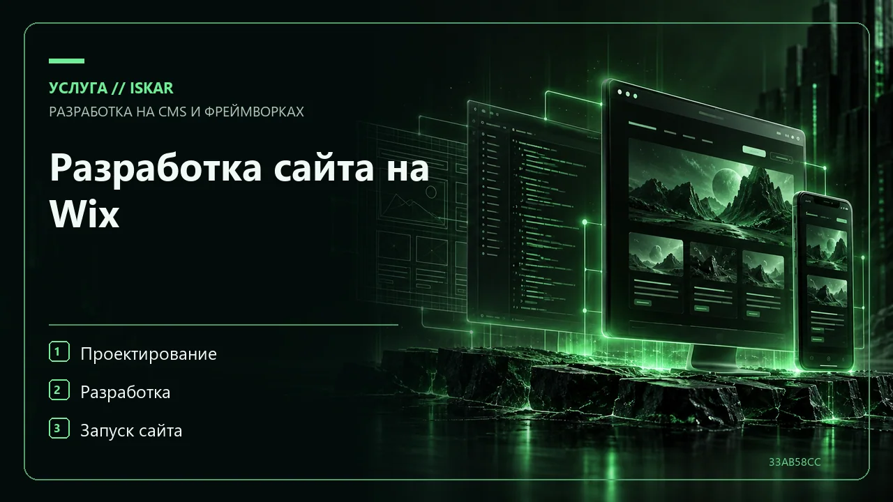 Разработка сайта на Wix фото