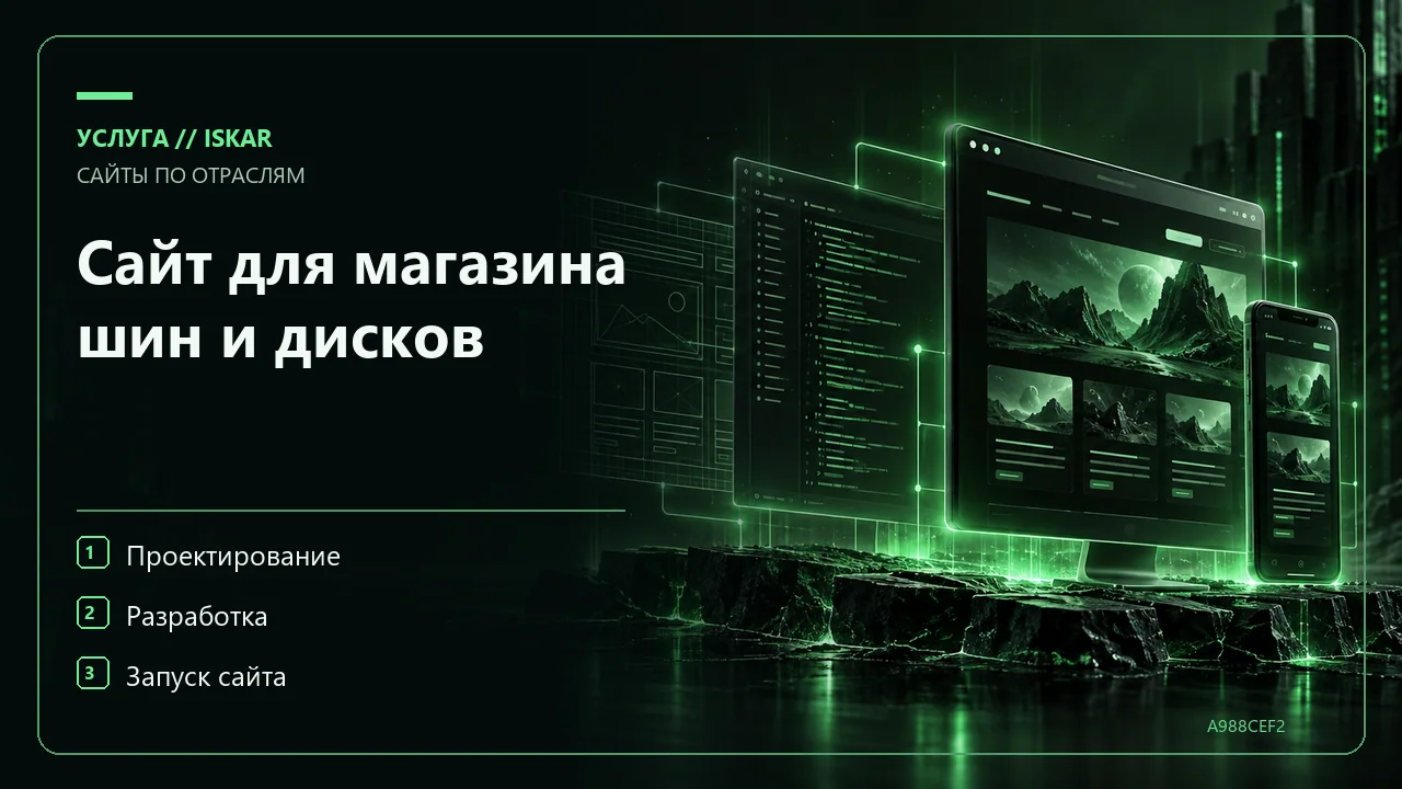 Сайт для магазина шин и дисков фото