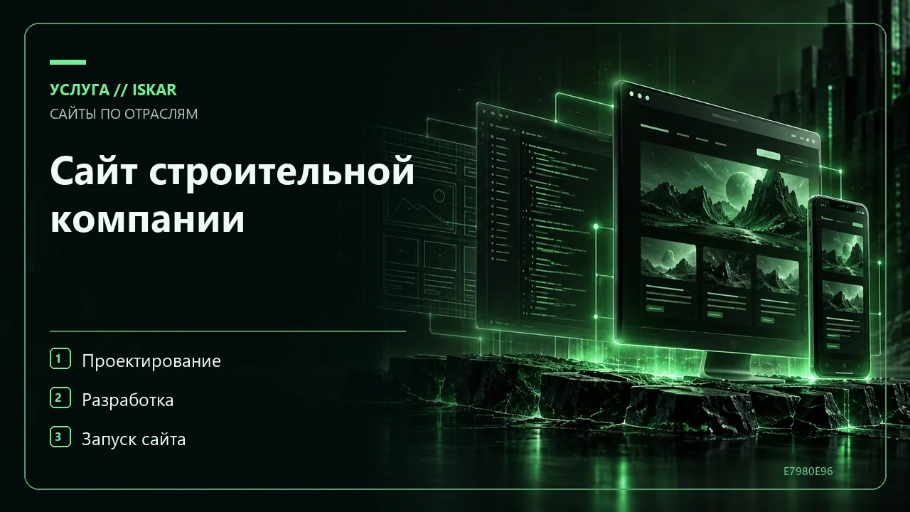 Сайт строительной компании фото