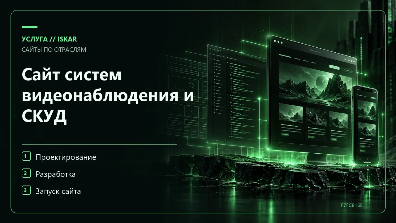 Сайт систем видеонаблюдения и СКУД фото