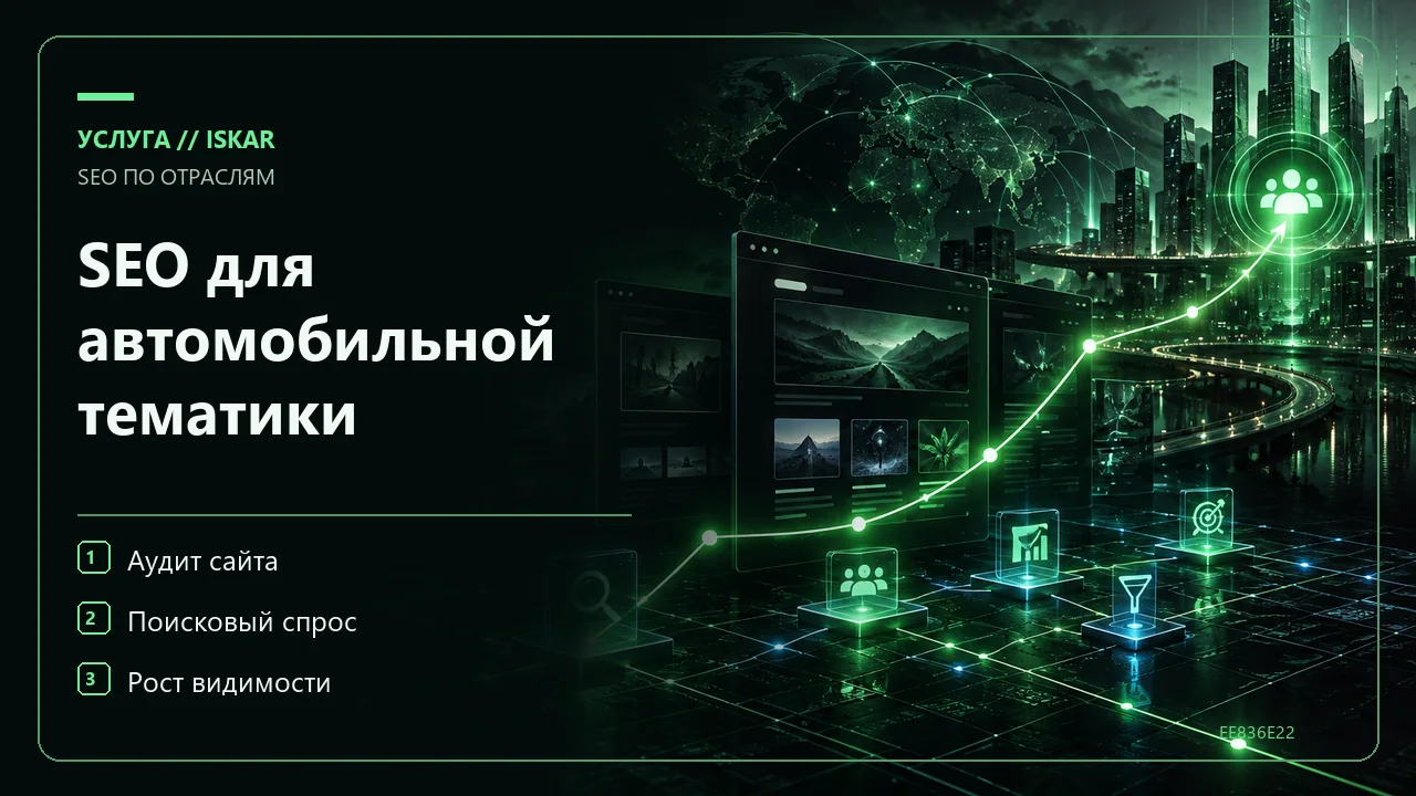 SEO для автомобильной тематики фото